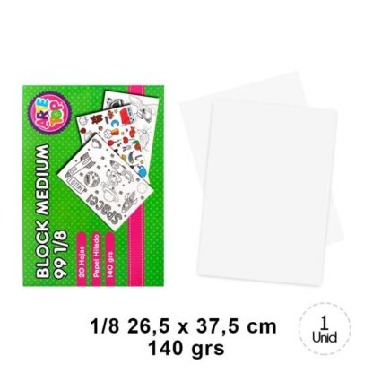 Block de Dibujo 99 1/8 ARTETOP
