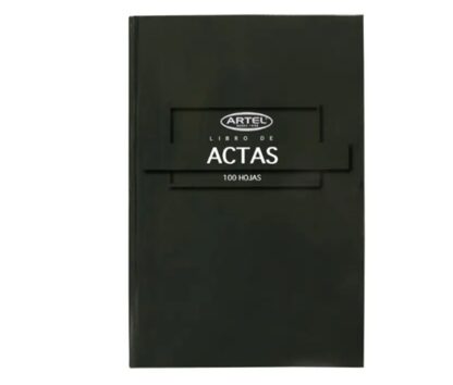 Libro de Actas, 100 hojas tapa dura, ARTEL