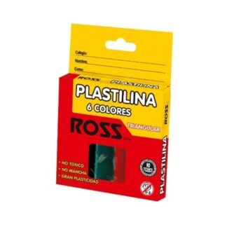 Plasticina triangular de 6 colores ROSS