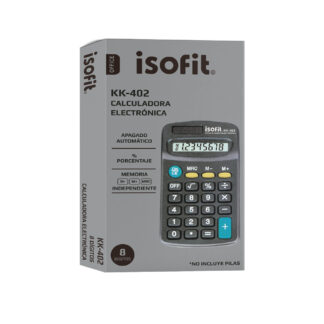 Calculadora electrónica de bolsillo 8 dígitos ISOFIT