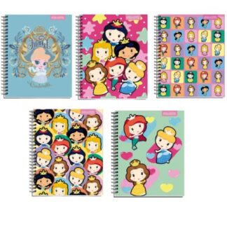 Cuaderno Universitario 100 hjs, 7 mm PROARTE Princesas Kawaii