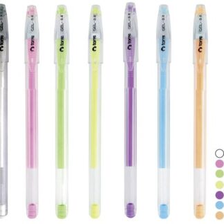 Lápiz gel colores pastel TORRE