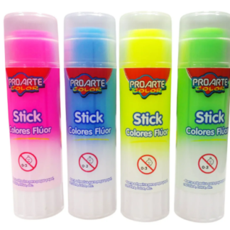Pegamento en Barra Stick Fix 36 gr color Fluor PROARTE