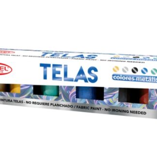 Pintura para telas ARTEL colores metalicos 6 colores