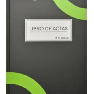 Libro de Actas, 200 hojas tapa dura OFFICE NUOVO