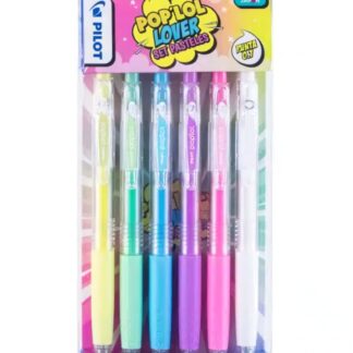 Lápiz gel Pilot colores pasteles Set 6 colores PILOT POPLOL