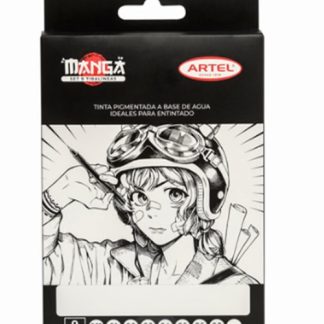 Tiralíneas ARTEL Manga SET 9 und (0.05- 0.1- 0.2- 0.3- 0.4- 0.5- 0.6 - 0.8 - Brush)